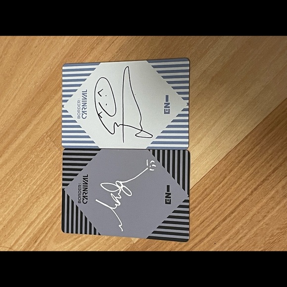 Enhypen-border:carnival official photocards(can sell separately)(jungwon, ni-ki) - Picture 2 of 3